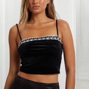Beverly & Beck Size M Velvet Cami